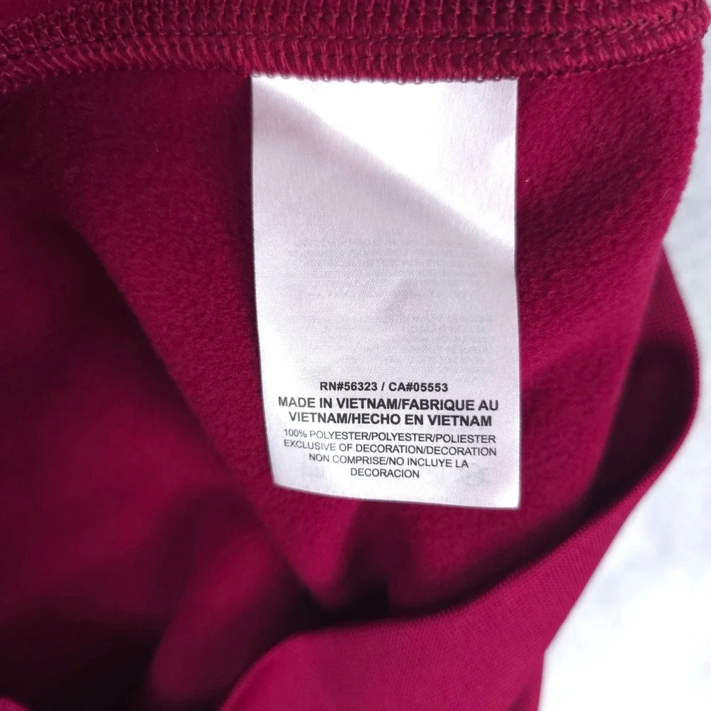 Nike‎ FSU Seminoles Sweatshirt Mens Large Maroon Therma-FIT Crew Neck Collegiate